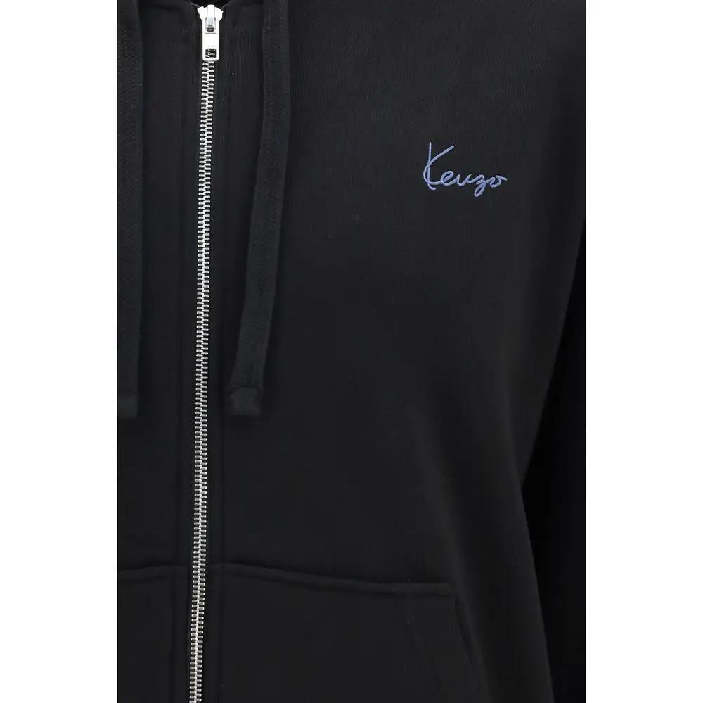 Kenzo Black Cotton Sweatshirt
