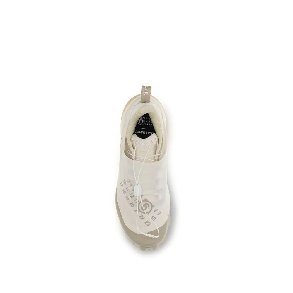 Baskets de sport MM6 blanches en polyamide