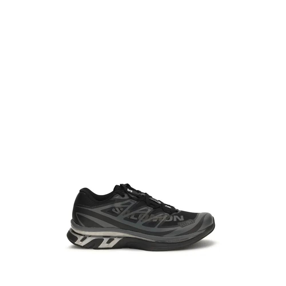 MM6 Black Polyamide Athletic Sneakers