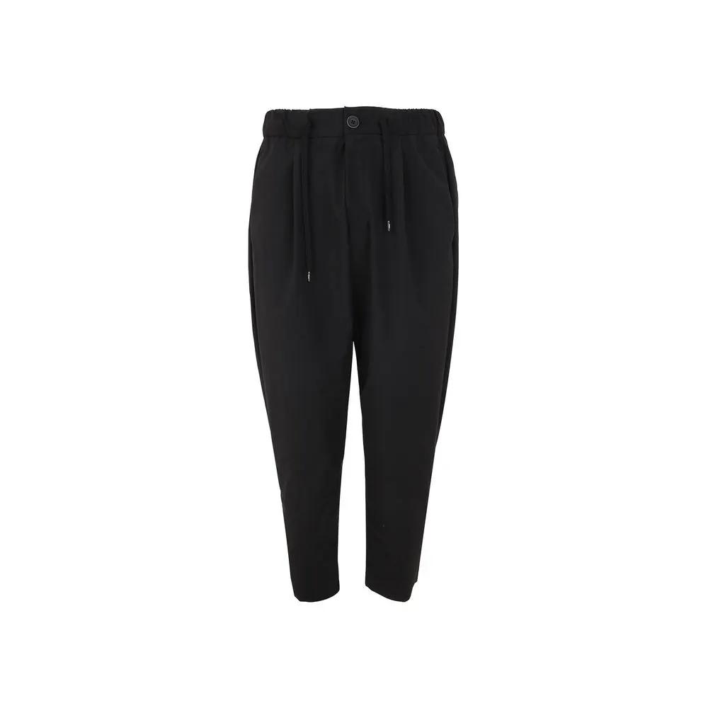 Herno Black Polyester Casual Pants