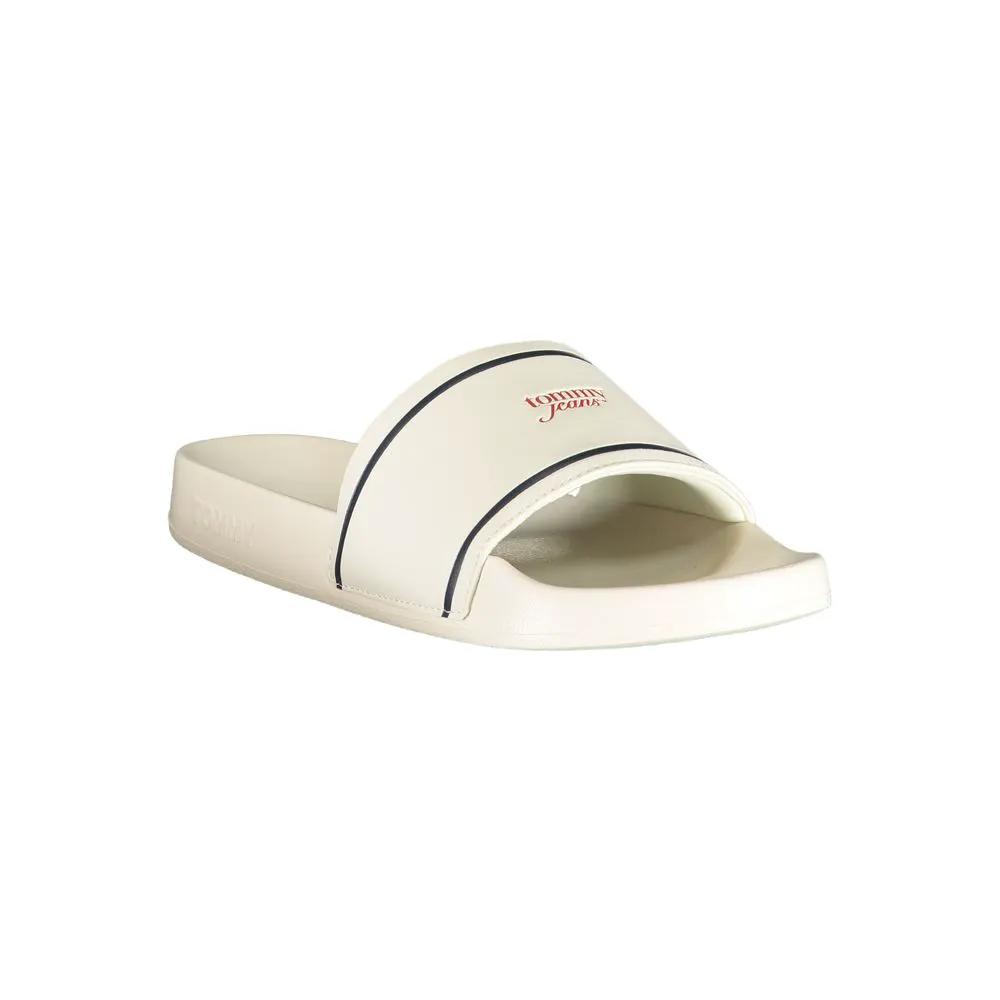 Chaussons blancs en polyuréthane Tommy Hilfiger pour femme