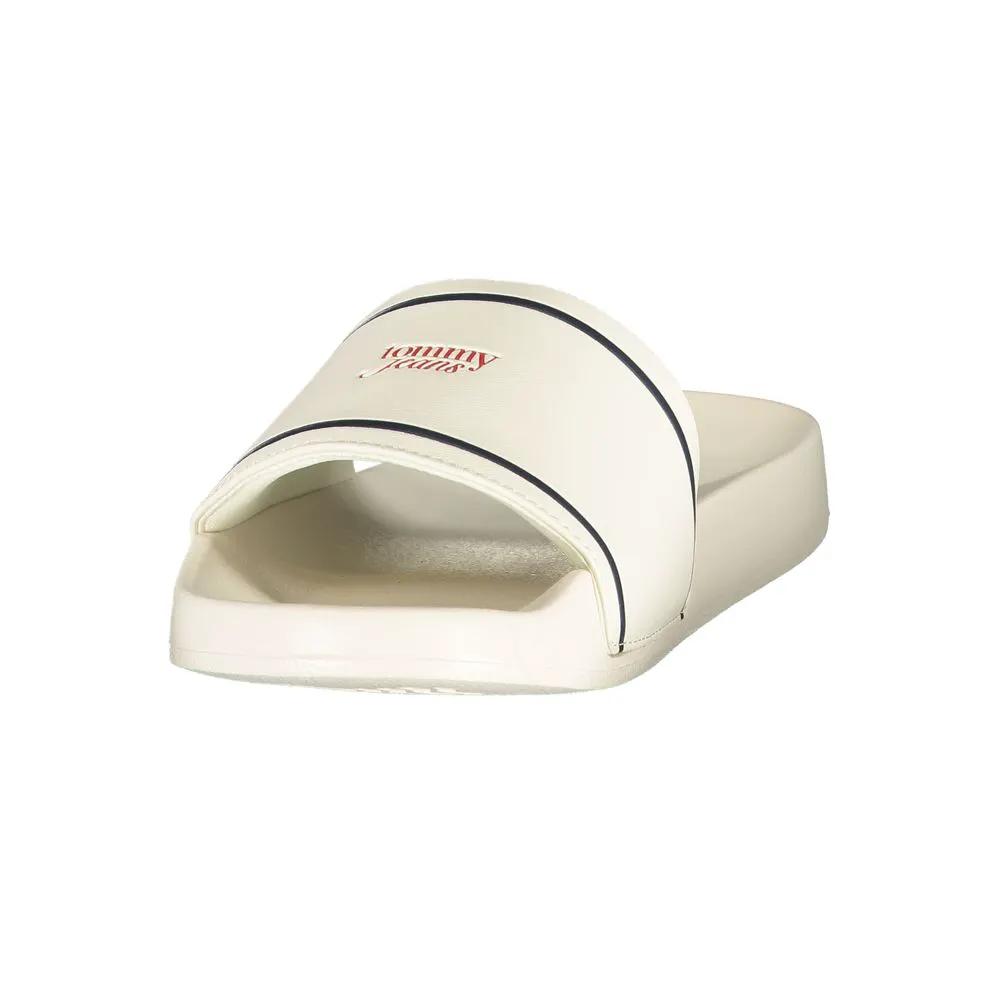 Chaussons blancs en polyuréthane Tommy Hilfiger pour femme