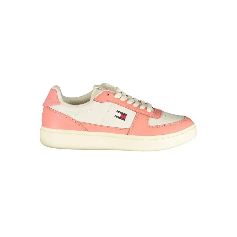 Baskets de sport blanches en polyester Tommy Hilfiger