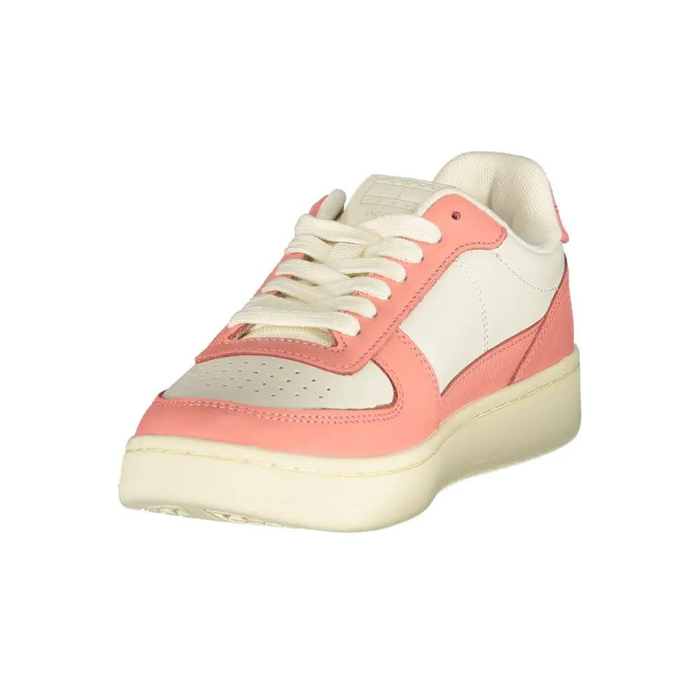 Baskets de sport blanches en polyester Tommy Hilfiger