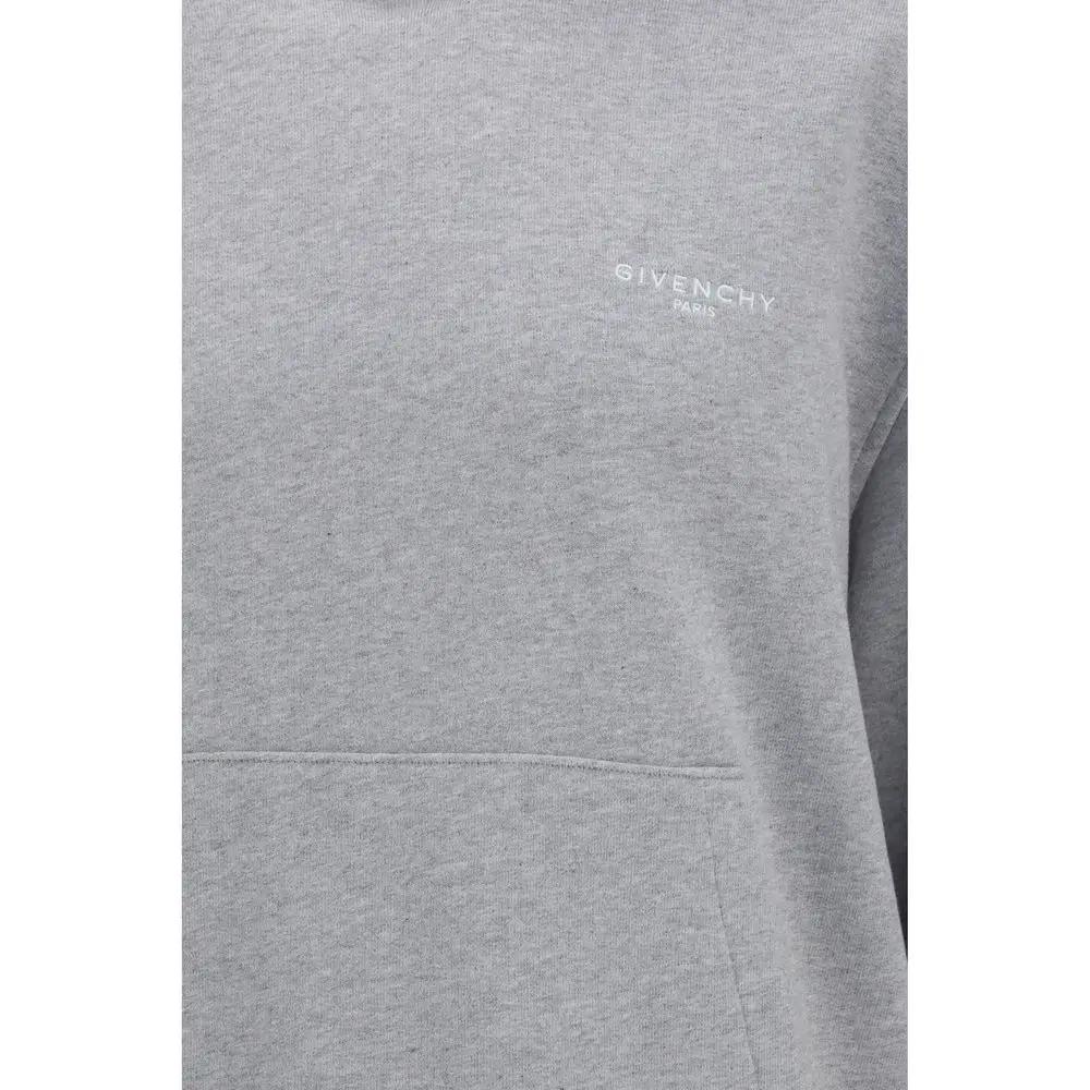 Givenchy Gray Cotton Sweatshirt