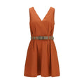 Robe décontractée en coton orange Brunello Cucinelli
