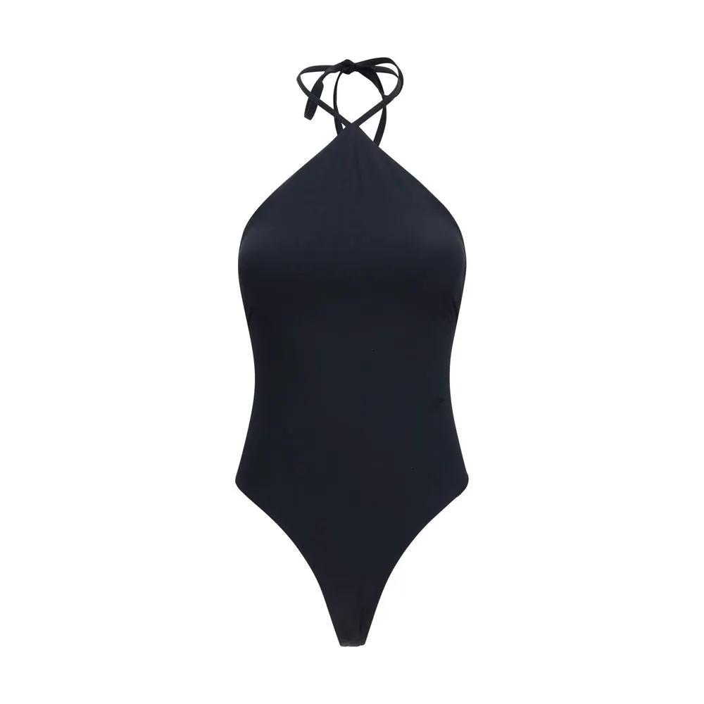 Jacquemus Black Polyamide One-Piece Swimsuit