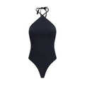 Jacquemus Black Polyamide One-Piece Swimsuit