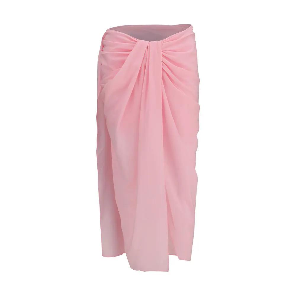 Jupe midi Jacquemus en polyester multicolore