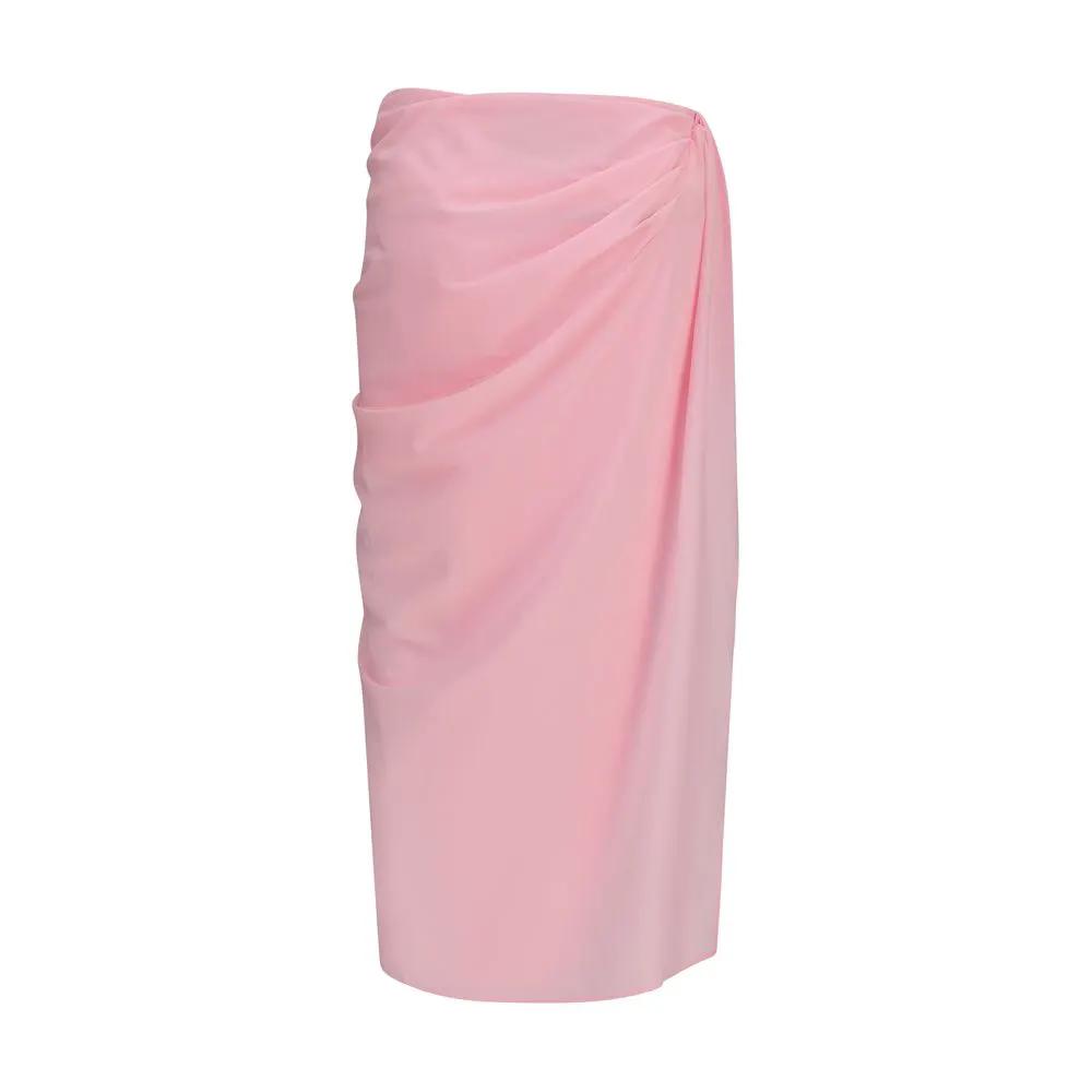 Jupe midi Jacquemus en polyester multicolore