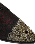 Chaussures Richelieu de ville Dolce & Gabbana noires et rouges ornées