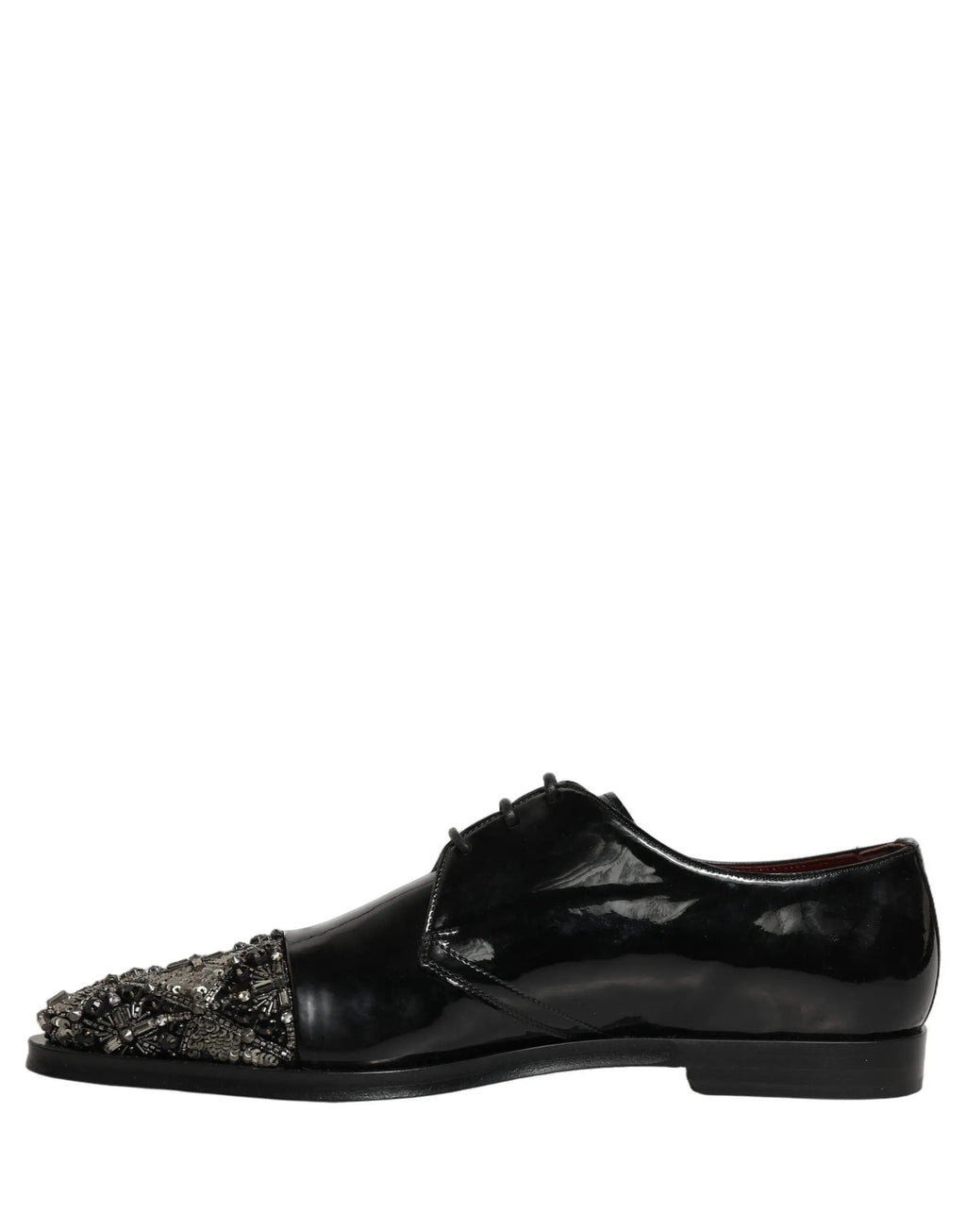 Chaussures Richelieu de cérémonie pour homme Dolce & Gabbana noires ornées