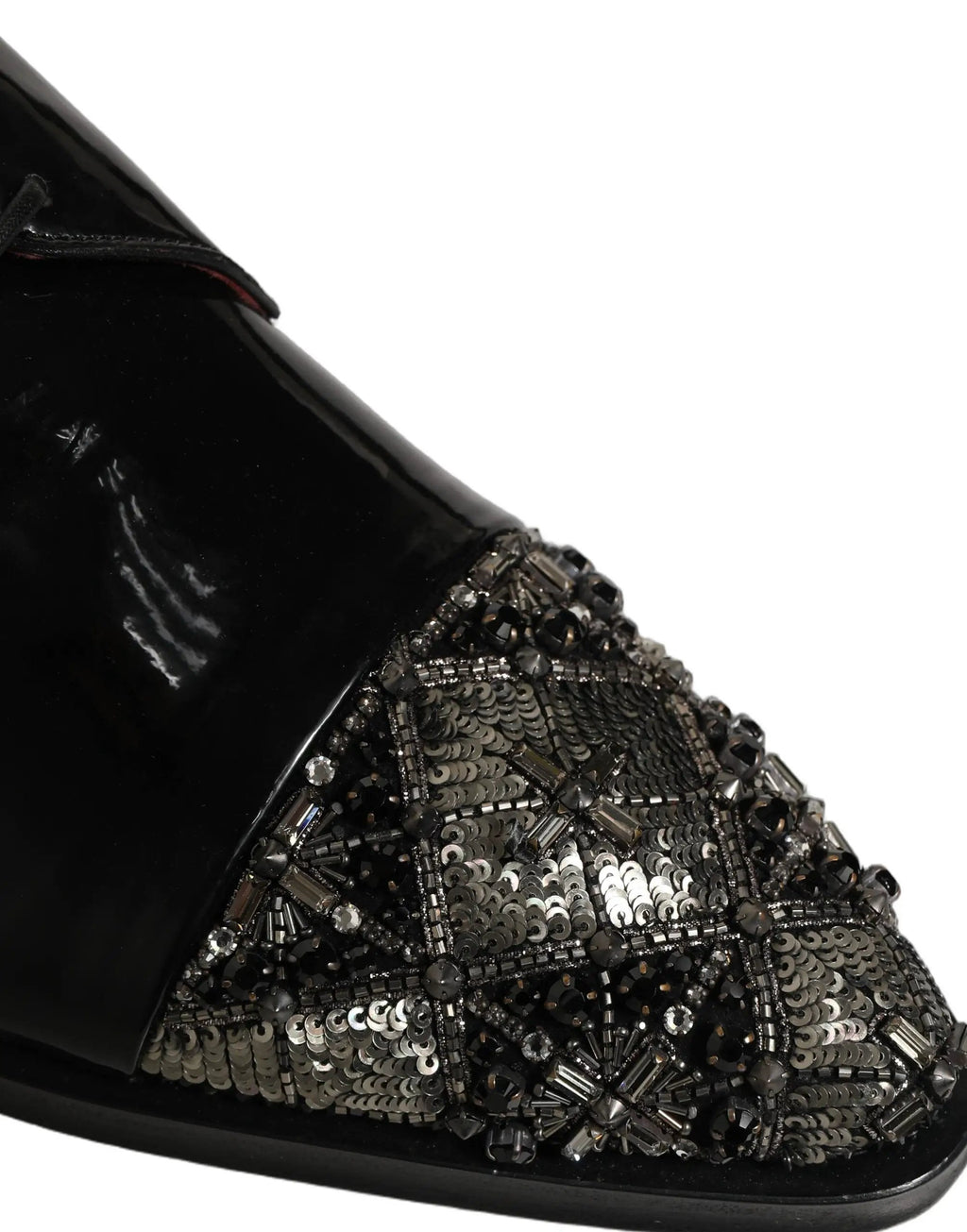 Chaussures de ville Dolce & Gabbana Derby noires ornées
