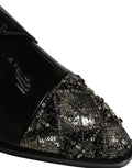 Chaussures de ville Dolce & Gabbana Derby noires ornées