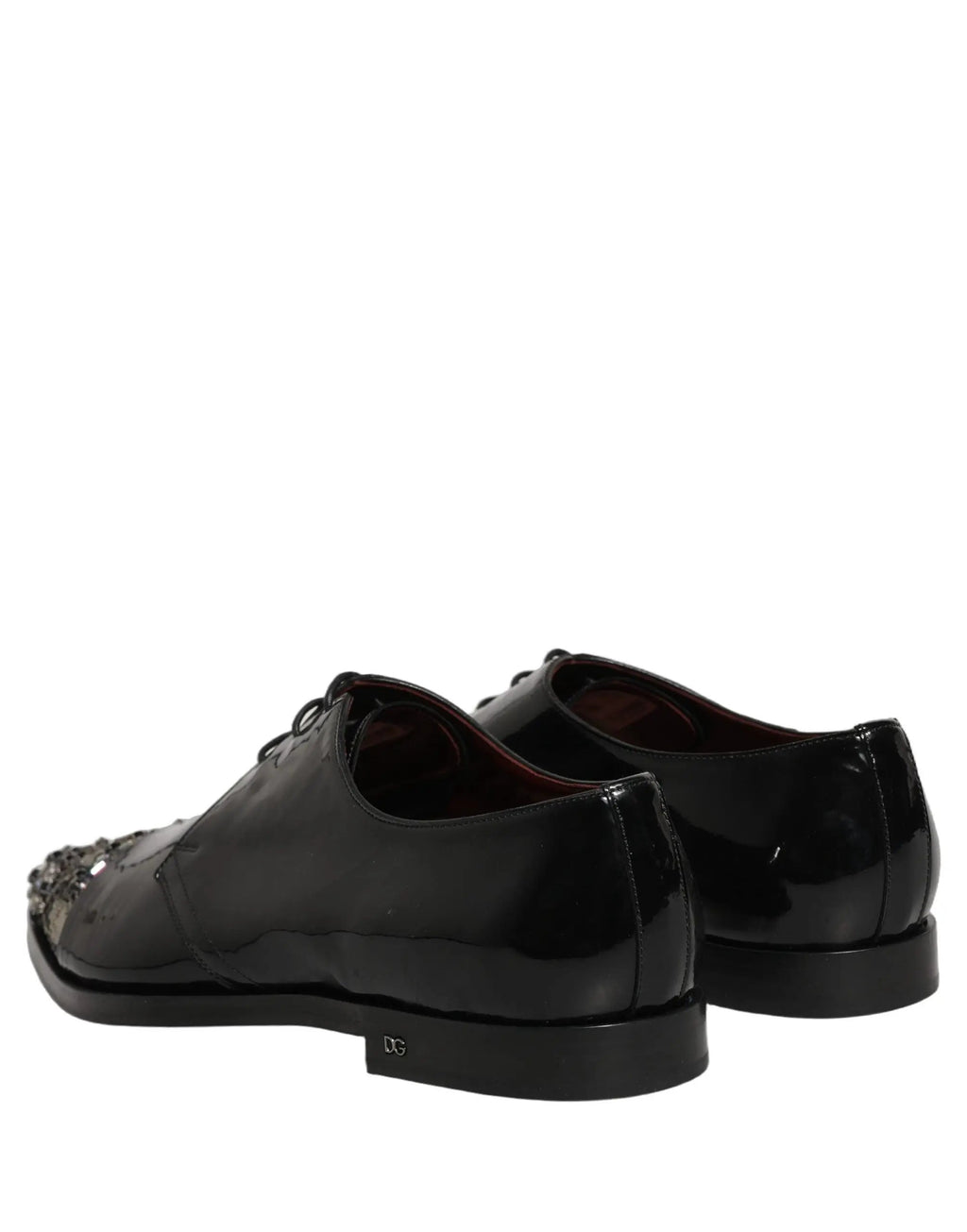Chaussures de ville Dolce & Gabbana Derby noires ornées