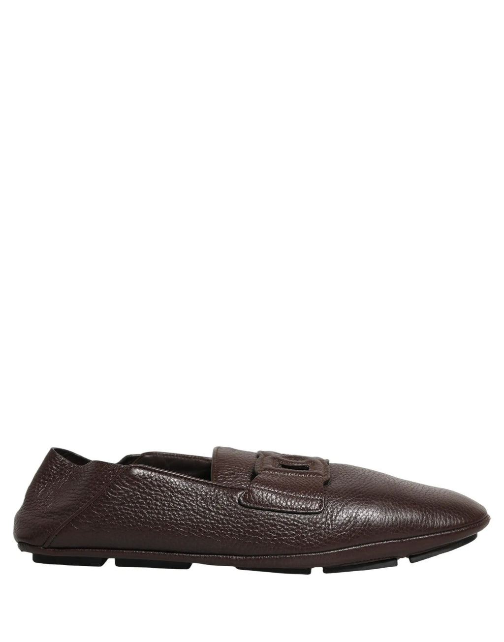 Chaussures mocassins Dolce & Gabbana en cuir de cerf marron