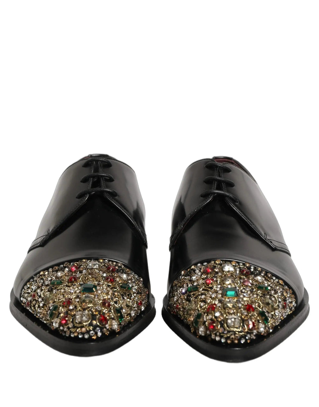 Chaussures habillées de ville Dolce & Gabbana noires embellies