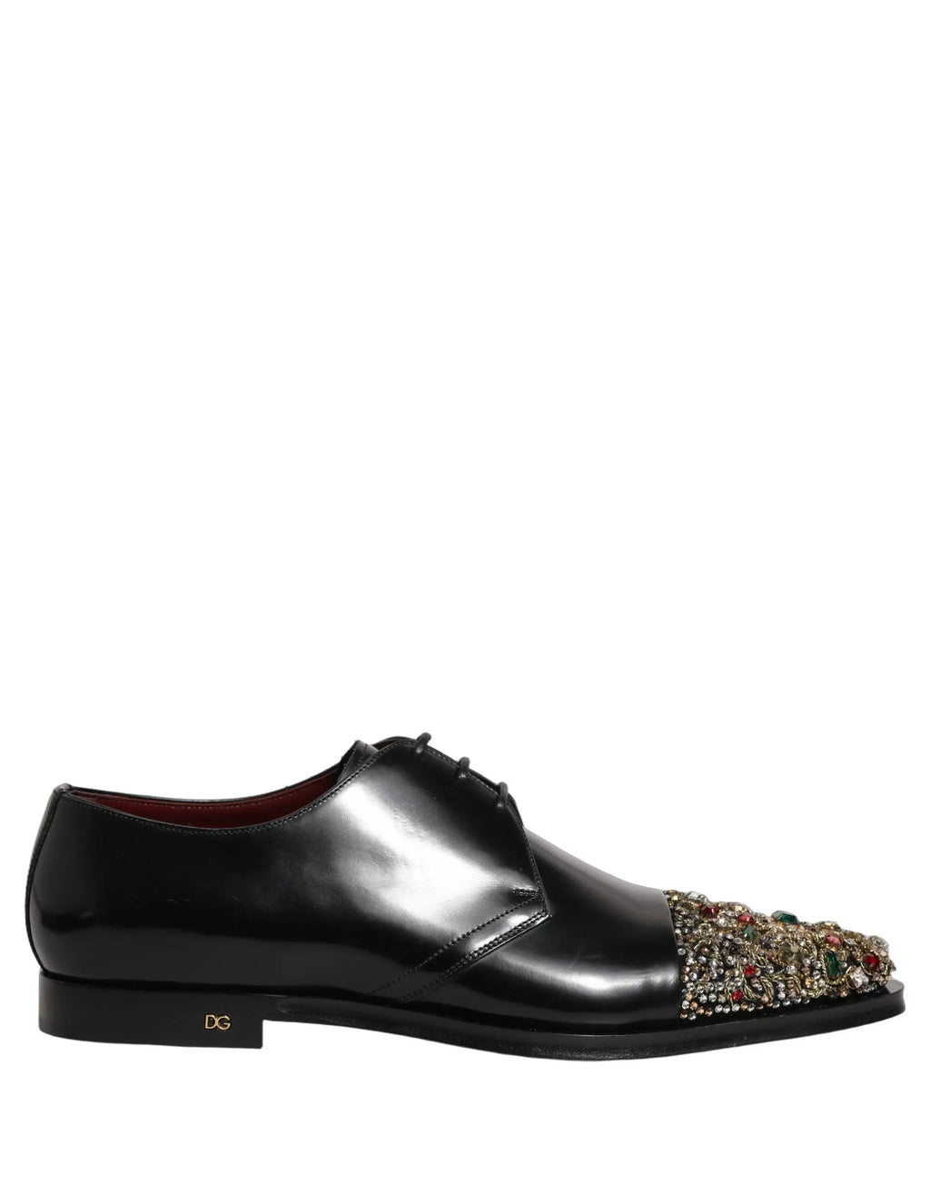 Chaussures habillées de ville Dolce & Gabbana noires embellies