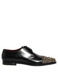 Chaussures habillées de ville Dolce & Gabbana noires embellies