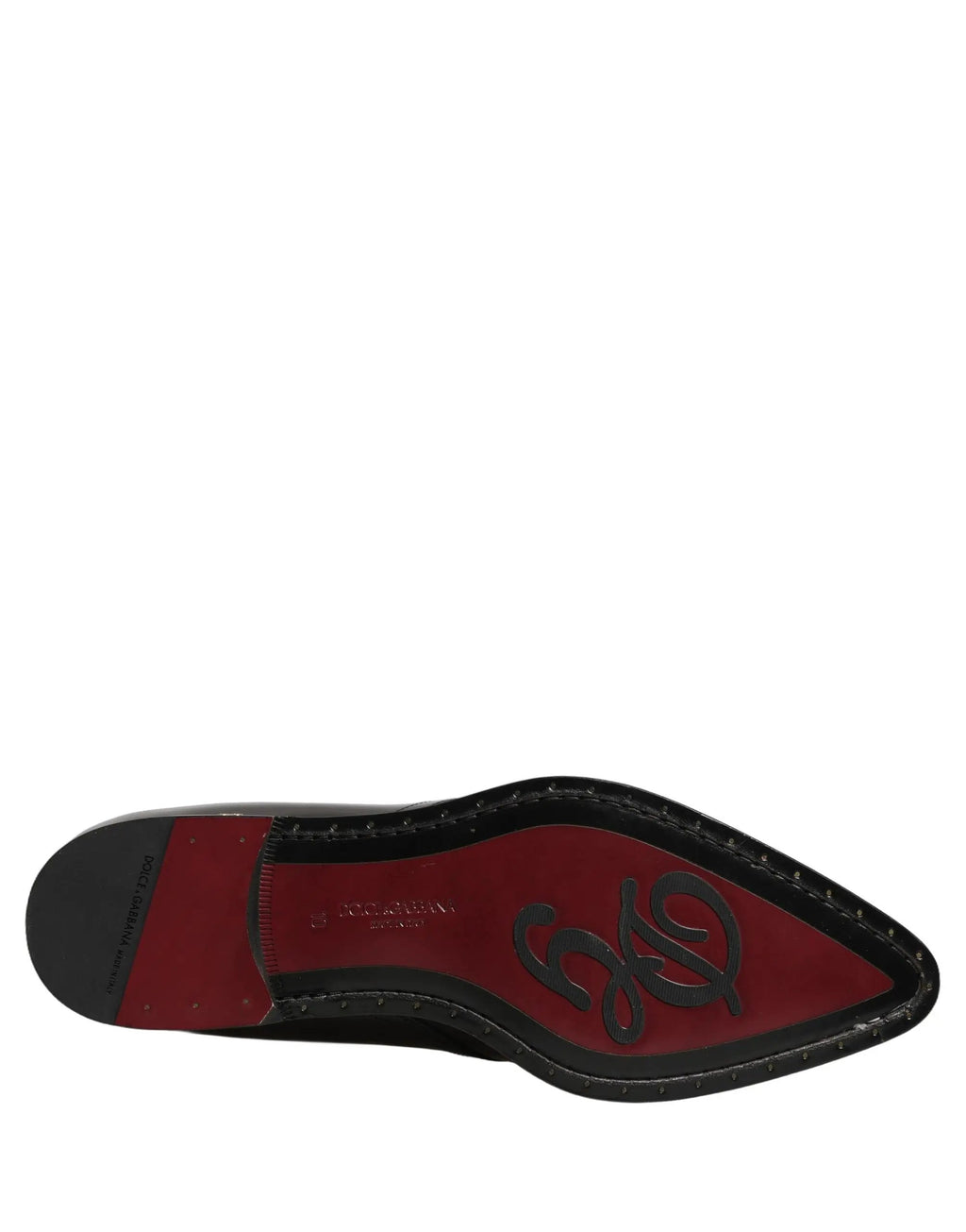 Chaussures habillées de ville Dolce & Gabbana noires embellies