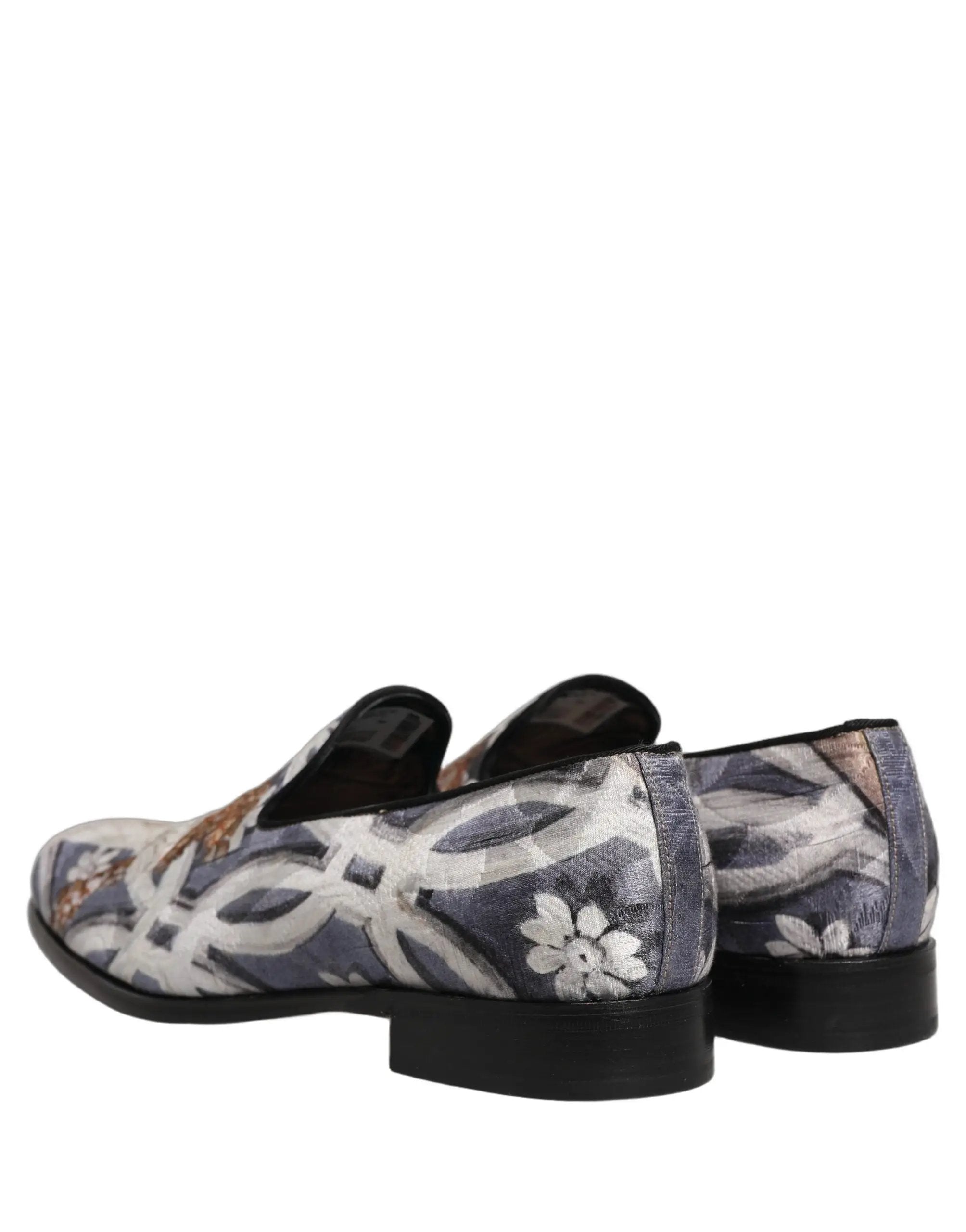 Mocassins brodés tapisserie florale multicolore Dolce & Gabbana
