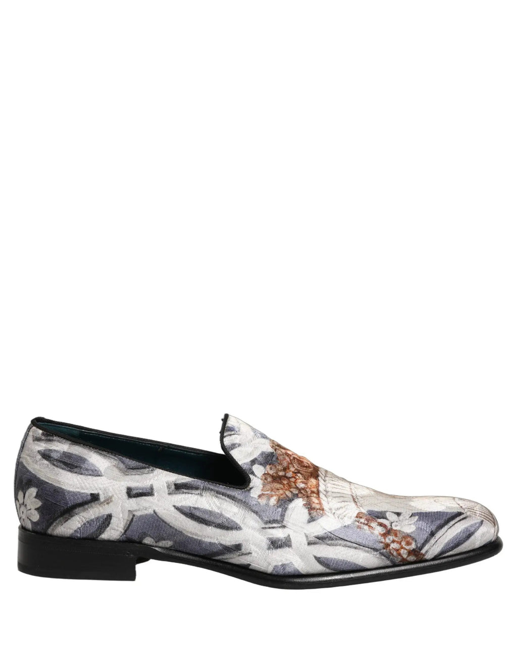 Mocassins brodés tapisserie florale multicolore Dolce & Gabbana