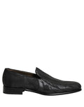 Mocassins de ville en brocart noir Dolce & Gabbana pour homme