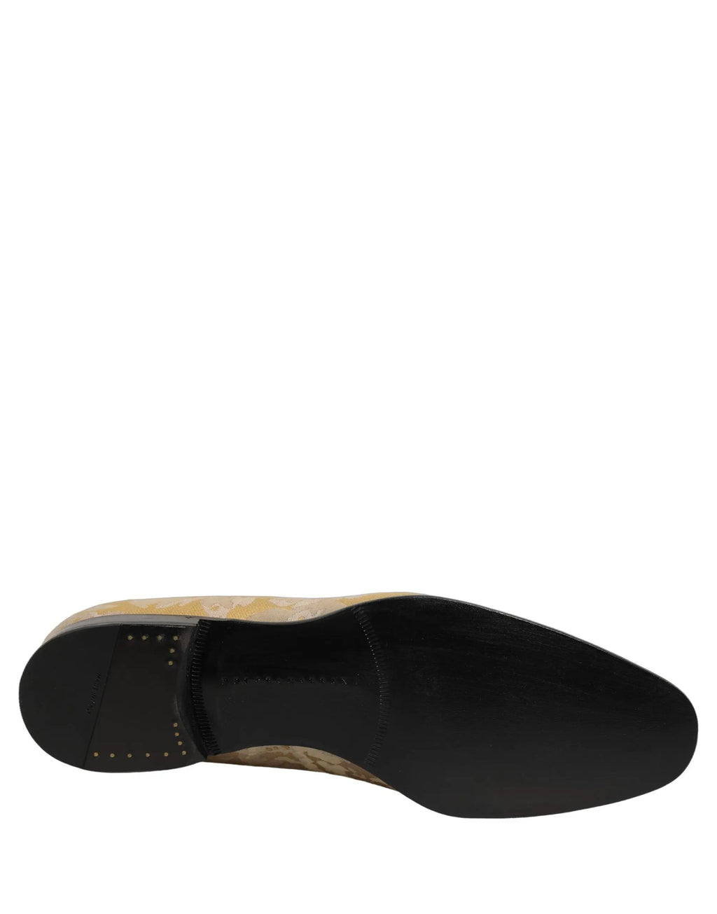 Chaussures mocassins pour homme Dolce & Gabbana en jacquard à imprimé floral doré