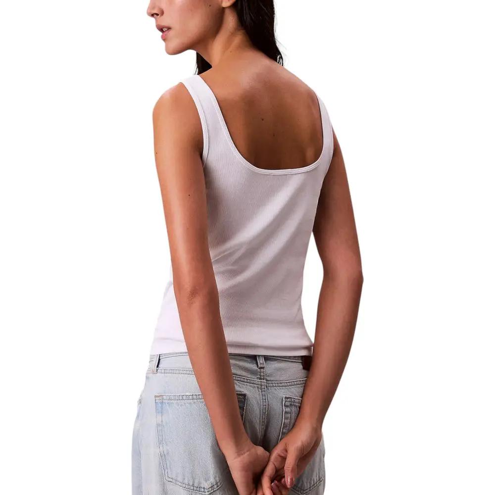 Débardeurs blancs en coton Calvin Klein Jeans