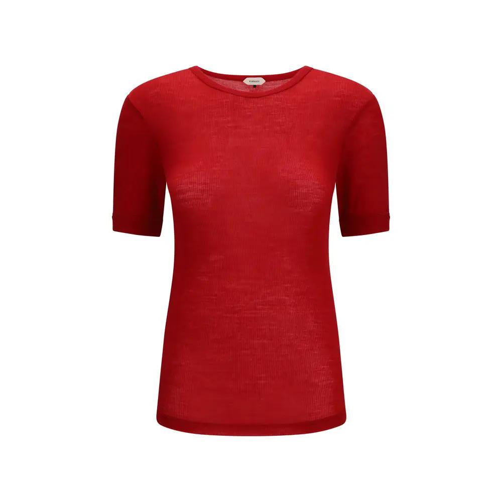 T-shirt en laine multicolore Oves Aries Versace