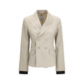 Max Mara Beige Wool Oves Aries Blazer