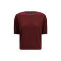 T-shirt Max Mara bordeaux en laine Oves Aries