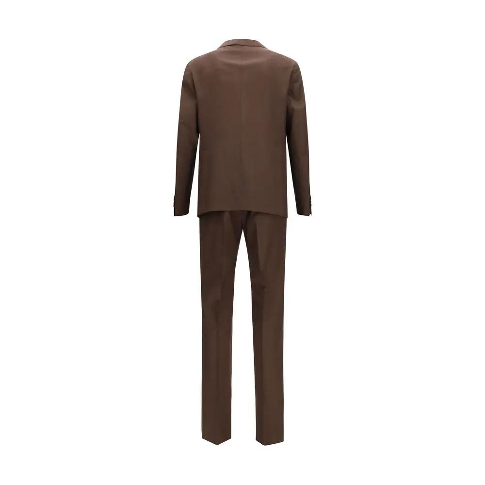 Costume deux pièces Tagliatore Oves Aries en laine marron