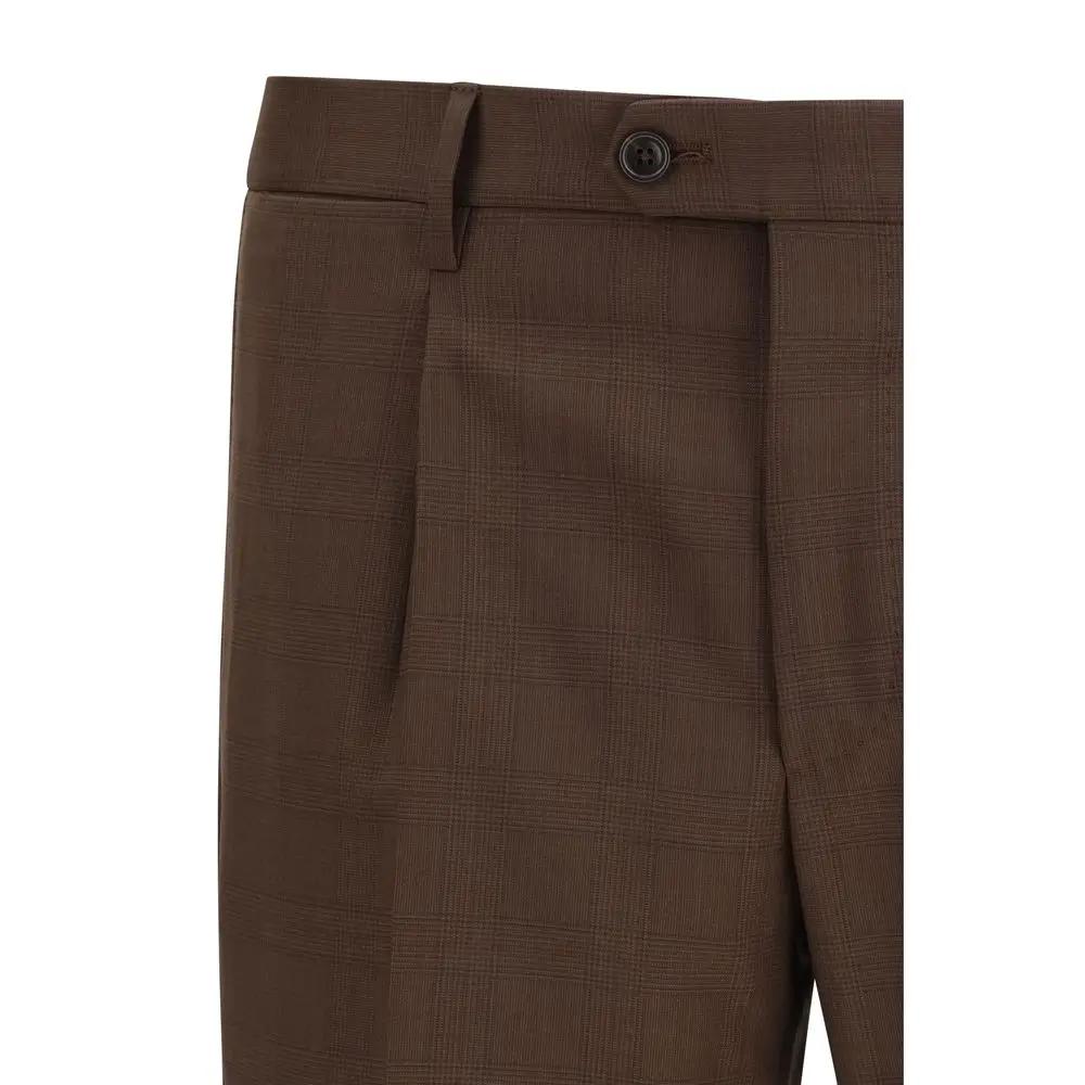 Costume deux pièces Tagliatore Oves Aries en laine marron