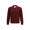 Valentino Bordeaux Wool Oves Aries Polo Shirt