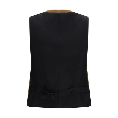 Veste sans manches Burberry en laine marron Oves Aries