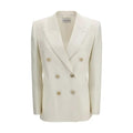 Givenchy White Wool Oves Aries Jacket