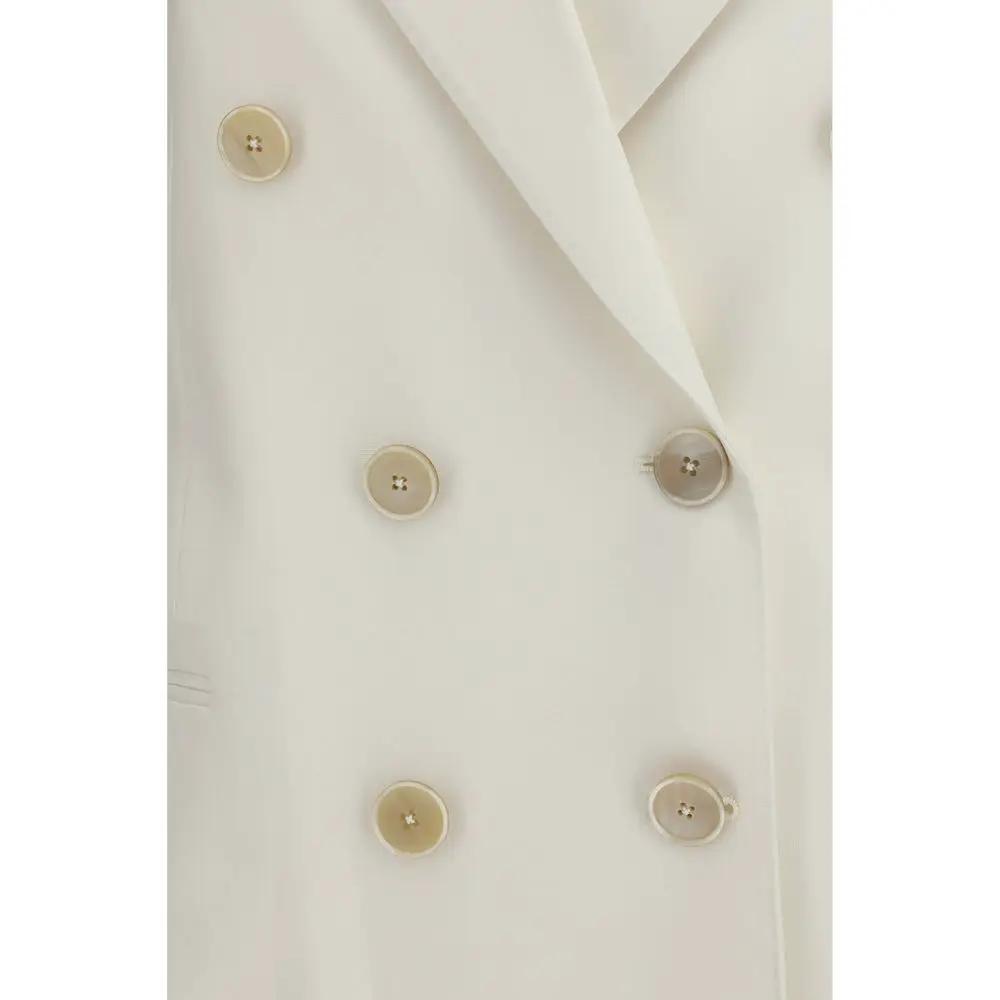 Givenchy White Wool Oves Aries Jacket