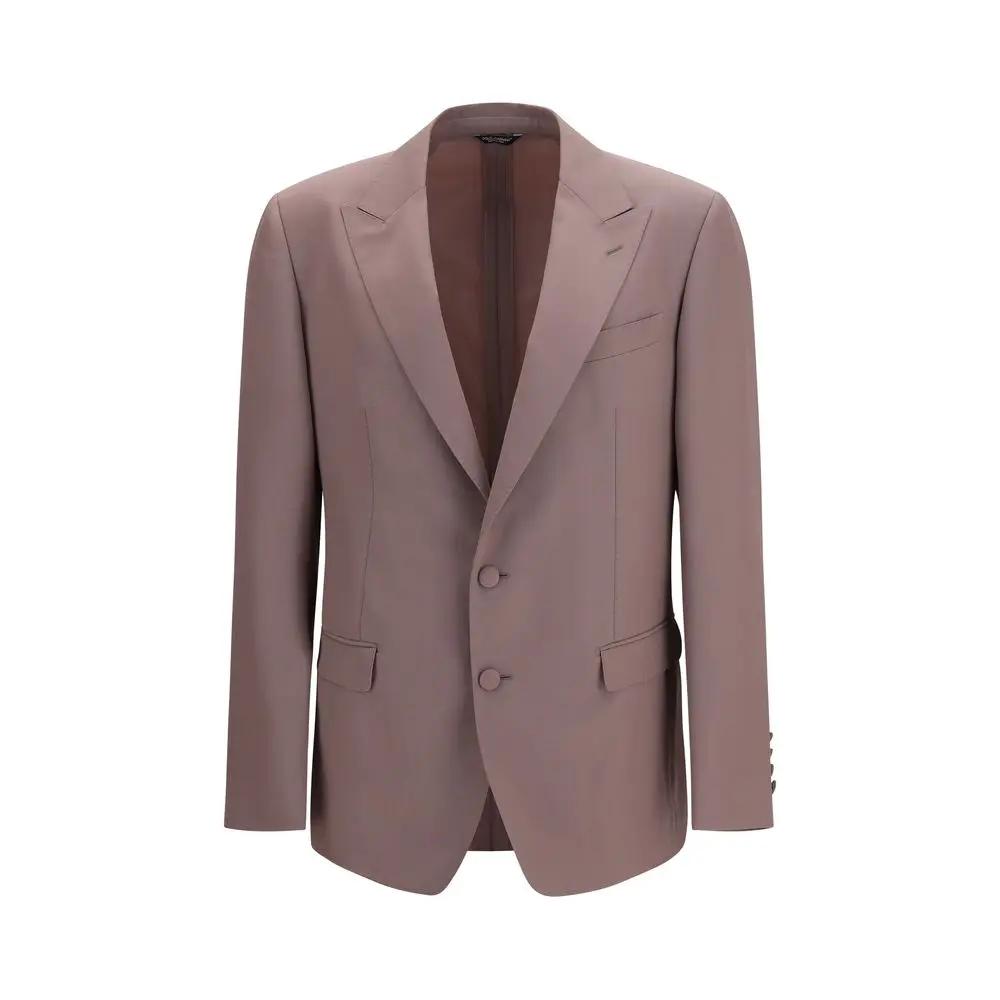 Veste Dolce & Gabbana en laine marron Oves Aries