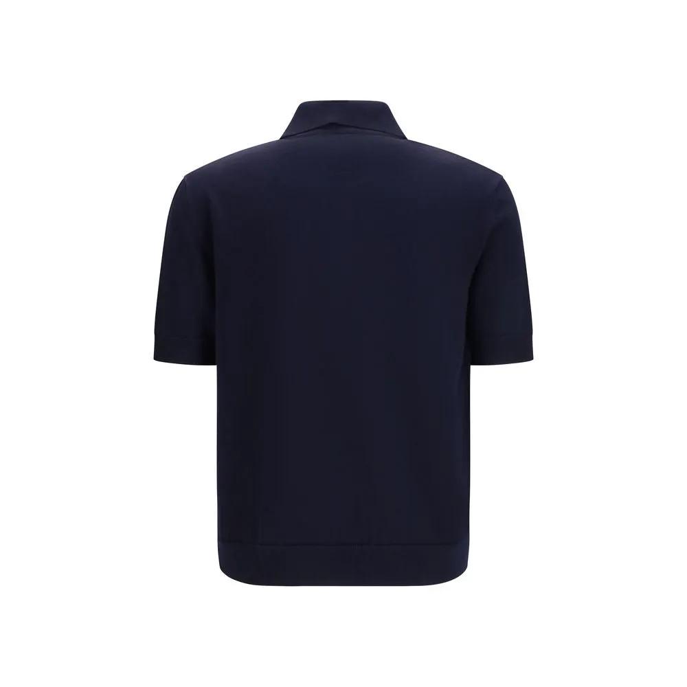 Polo Balmain bleu en laine Oves Aries