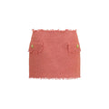 Balmain Multicolor Wool Oves Aries Mini Skirt