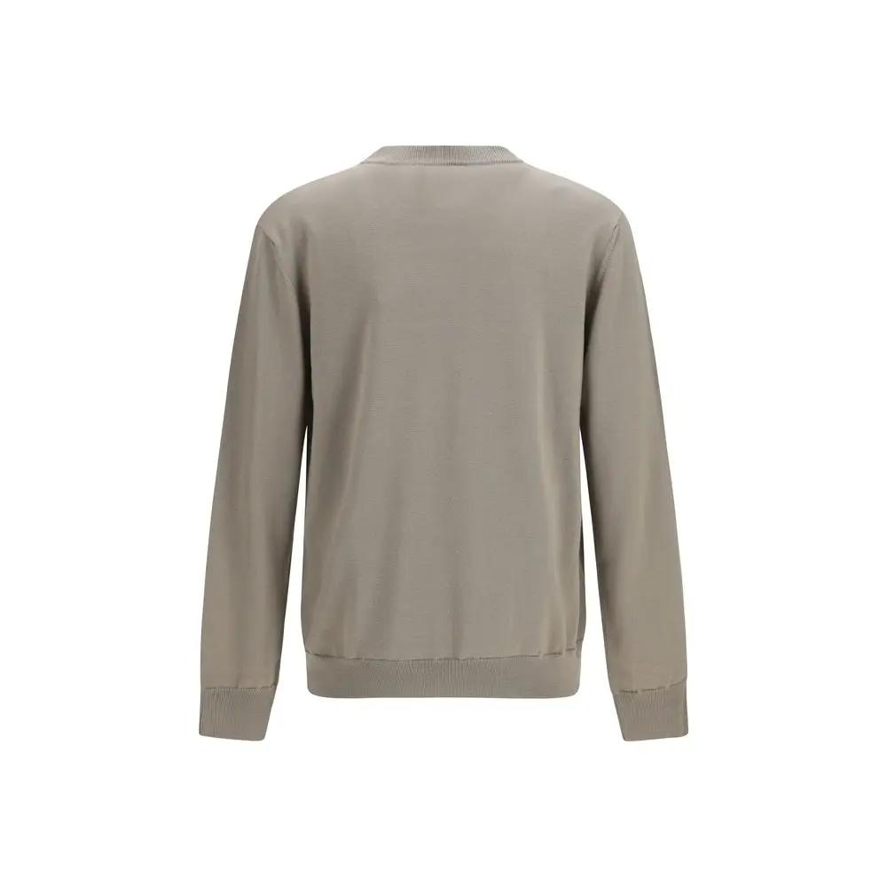 Sweat-shirt Balmain en laine bicolore avec motif Aries