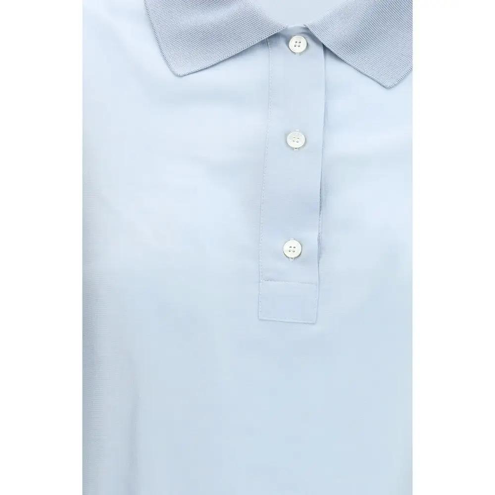 Jacob Cohen Blue Wool Oves Aries Shortsleeve Shirt