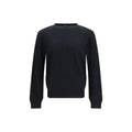 Sweat-shirt en laine d'agneau noire Aragona Cashmere