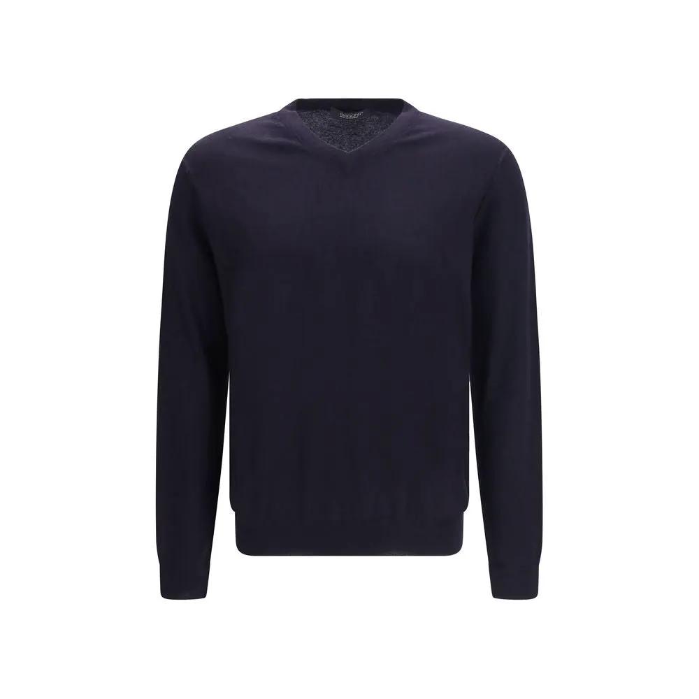 Aragona Cachemire Bleu Laine Oves Aries Sweatshirt