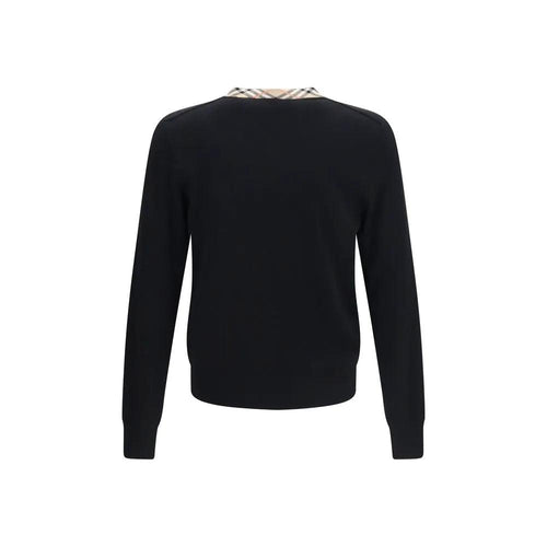 Burberry Black Wool Oves Aries Sweatshirt