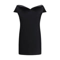 Robe de cocktail Balenciaga en laine noire Oves Aries