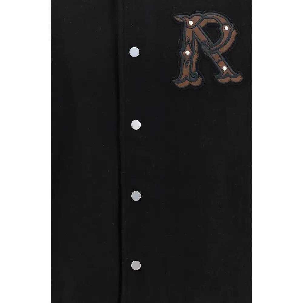 Represent Black Wool Oves Aries Bomber