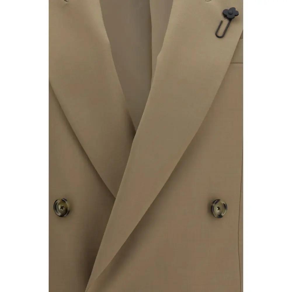 Lardini Beige Wool Oves Aries Blazer