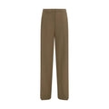 Pantalon décontracté en laine marron Oves Aries Lardini